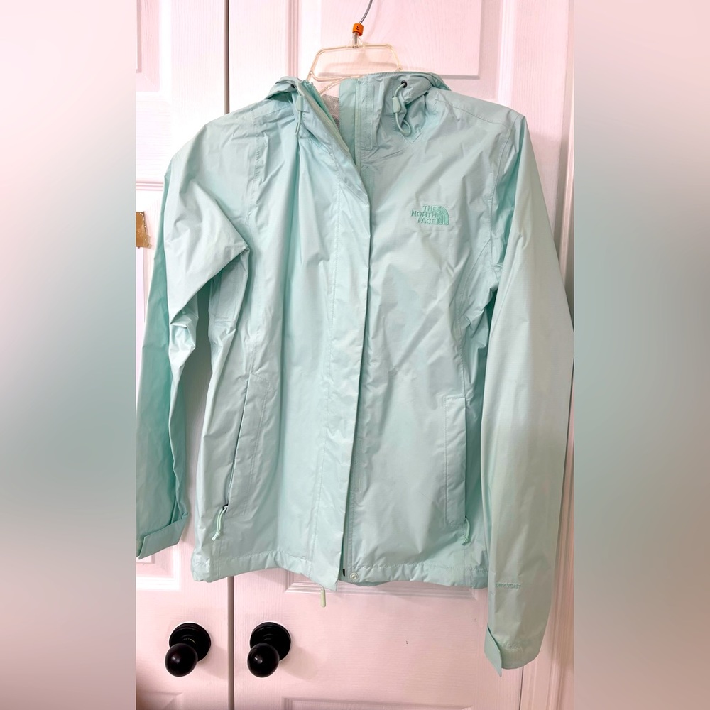 Bright Baby Blue Rain Jacket from Dillards